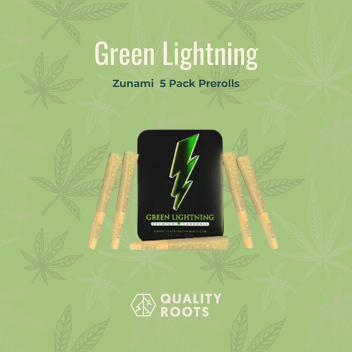 Green Lightning - Zunami strain 5pk 2.5g Quality Roots Marlton NJ