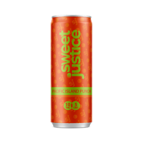 Sweet Justice - Pacific Island Punch Drink 2:1 THC:CBD 10mg Quality Roots