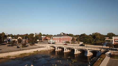 Monroe Michigan Bridge