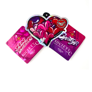 vday themed cannabis packaging