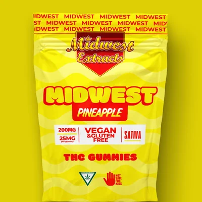 Pineapple Gummies 8pk 200mg