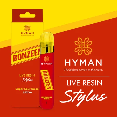 Hyman - Bonzeen Super Sour Diesel Stylus Live Resin Disposable 1g