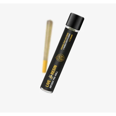 Garlic Budder x Banana Cooler Live Resin Infused Pre Roll