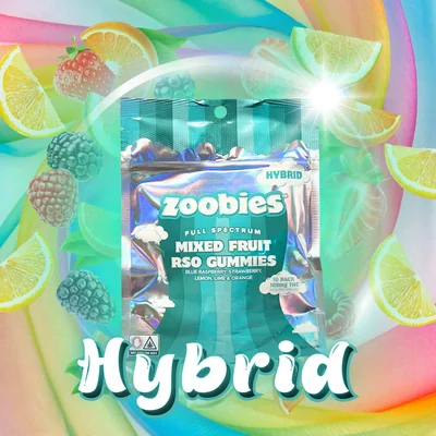 Mix Fruit RSO Gummies Hybrid 100mg