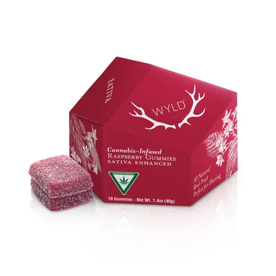 Raspberry Sativa Gummies 200mg