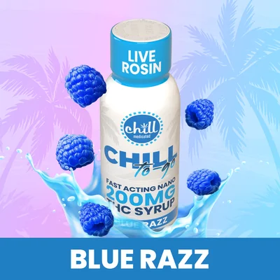 Chill Medicated - Blue Razz To-Go Rosin Syrup 200mg