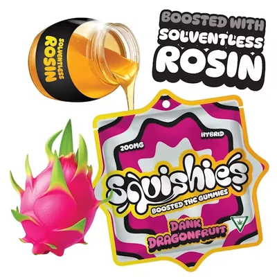 Dank Dragonfruit Rosin Gummies 200mg