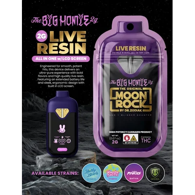 Bobby Blues X Lynwood Lemonade Big Homie Live Resin Double Hitter Disposable