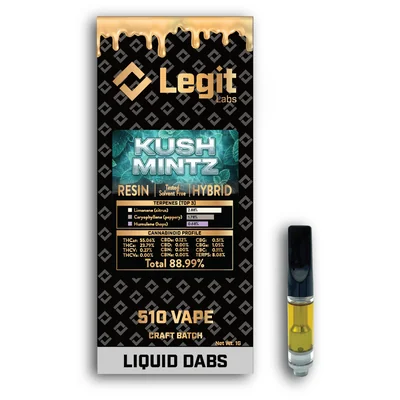 Kush Mintz Resin Cartridge