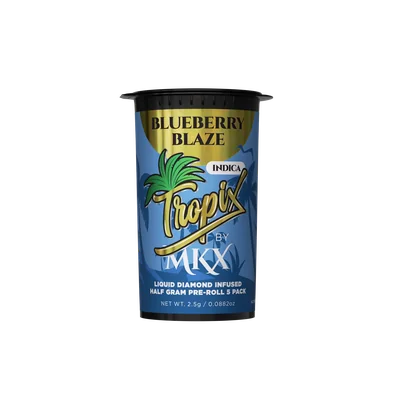 TropiX Blueberry Blaze Infused Pre Rolls 5pk