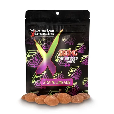 Grape Limeade Gummies 200mg