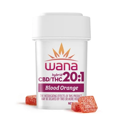 Blood Orange 20:1 CBD:THC Gummies 100mg