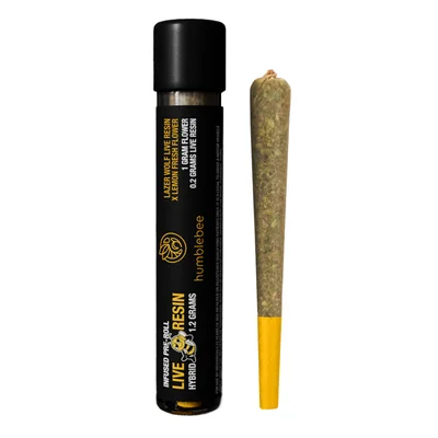 Lemon Fresh x Lazer Wolf Live Resin Infused Pre Roll