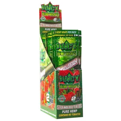 Hemp Wraps 2pk Strawberry Fields
