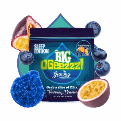 Peg's BIG Sleep Edition Aquaberry 2:1 THC:CBN Gummies 100mg