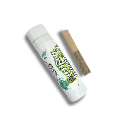 Minty McPuff Single Scoop Rosin Infused Pre Roll