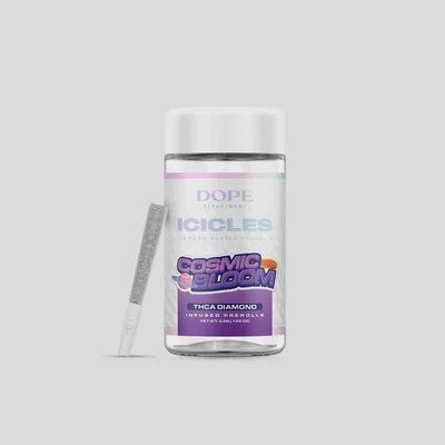 Icicles Cosmic Bloom Diamond Infused Pre Rolls 3.5g 5pk