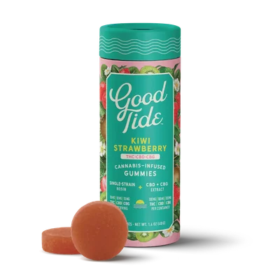 Kiwi Strawberry Hash Rosin 2:1:1 THC:CBD:CBG Gummies 200mg