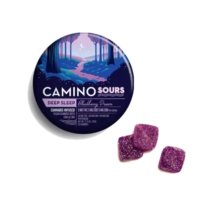 Sour Blackberry Dream 1:1:1 THC:CBN:CBD Gummies 100mg