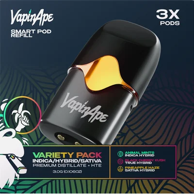 Animal Mints x Black Cherry Kush x Pineapple Haze Cartridge Variety 3 Pk