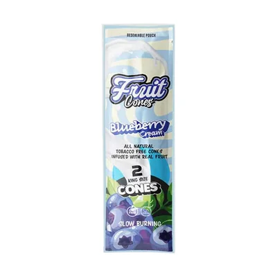 Natural Pulp Cones King Size Blueberry Cream