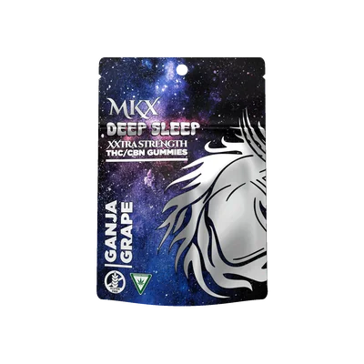 MKX Deep Sleep Ganja Grape 4:1 THC:CBN Gummies 200mg