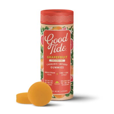 Grapefruit Hash Rosin 2:1:1 THC:CBD:CBC Gummies 200mg