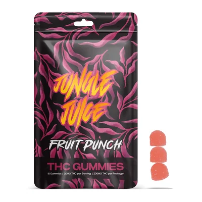 Jungle Juice - Fruit Punch Gummies 200mg