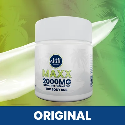Chill Medicated - MAXX Body Rub - 1000mgTHC:1000mgCBD