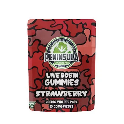 Strawberry Rosin Gummies 200mg