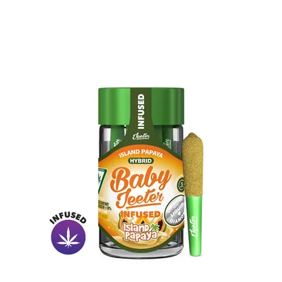 Island Papaya Baby Jeeter Infused Pre Rolls 5pk