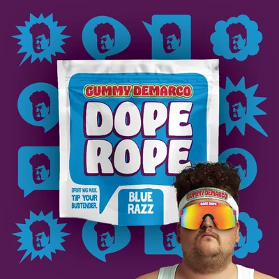Totally Razz Gummy Rope 200mg