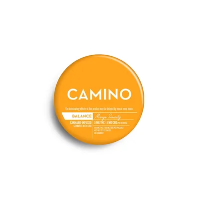 Mango Serenity 1:1 THC:CBD Gummies 100mg