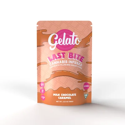 Milk Chocolate Caramel Last Bite Chocolate Cones 200mg