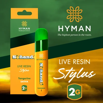 Sonando Tangerine Stylus Live Resin Disposable