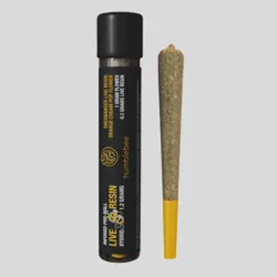 Orange Cream Pop x Strawberry Gary Live Resin Infused Pre Roll