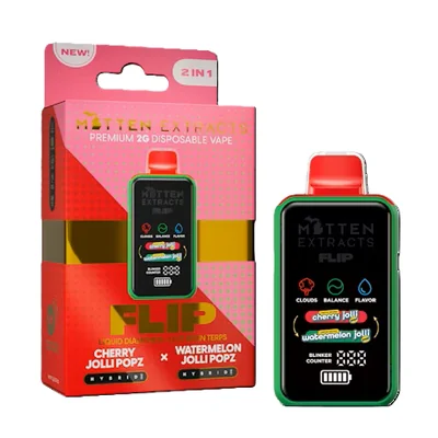 Cherry Jolli Popz X Watermelon Jolli Popz Flip Disposable