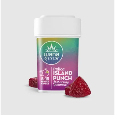 Wana Quick Island Punch Gummies 200mg