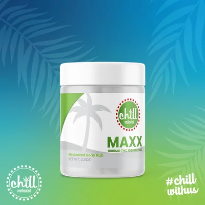 MAXX Body Rub 1000mgTHC:1000mgCBD