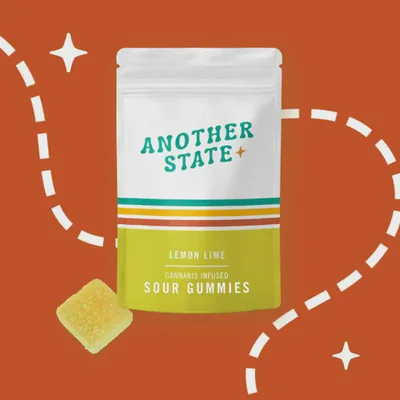 Sour Lemon Lime Gummies 100mg