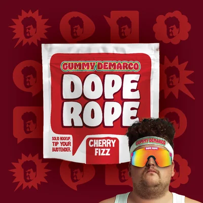 Cherry Fizz Gummy Rope 200mg