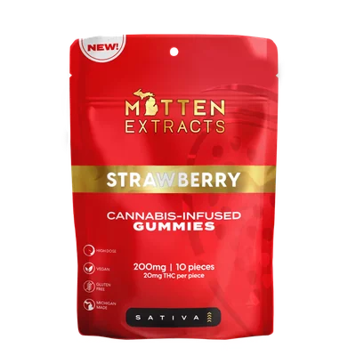 Strawberry Gummies 200mg