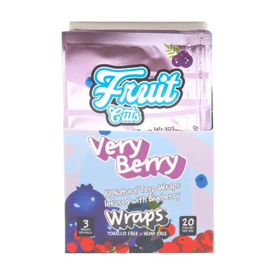 Natural Pulp Wraps King Size Very Berry