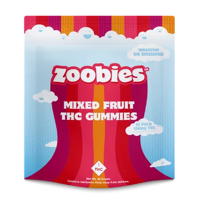Mixed Fruit Hybrid Gummies 100mg