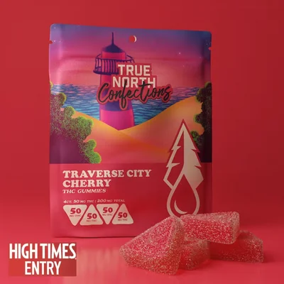 True North Traverse City Cherry Gummies 200mg