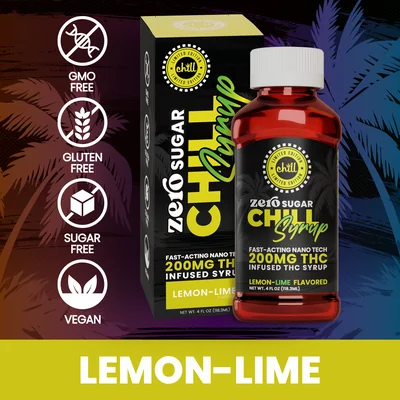Zero Sugar Lemon Lime Syrup 200mg