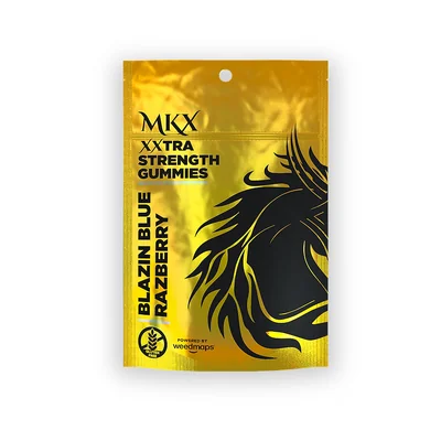 MKX Xxtra Blazin Blue Razberry Gummies 200mg