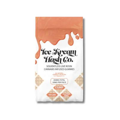 Sweet Peach Rosin Gummies 200mg