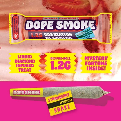 Strawberry Shake Liquid Diamond Infused Pre Roll