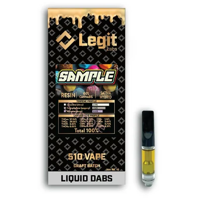 Frosted Banana Resin Cartridge